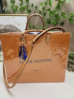 Authentic Louis Vuitton Large Retail Shopping Bag in A PVC Tote